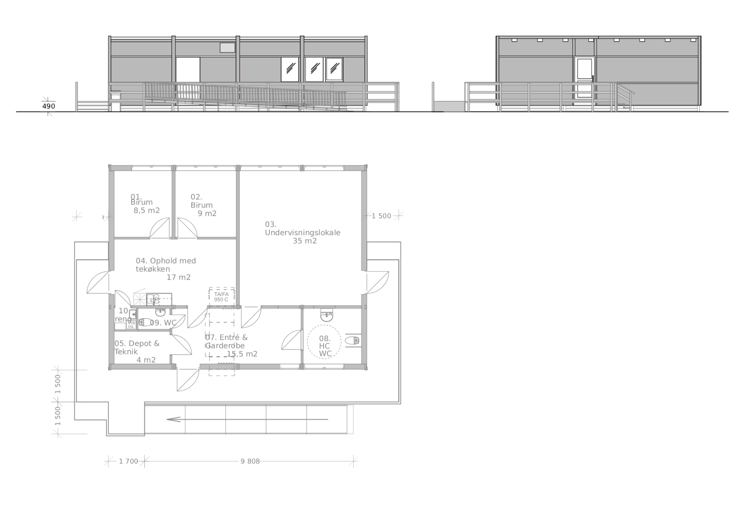 Brøndbyøster skole plantegning